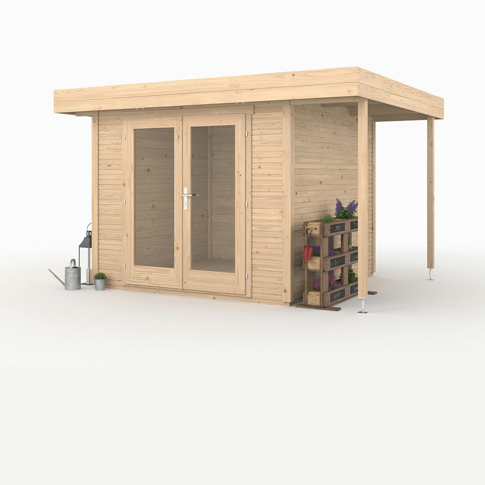 Tuinhuis met Plat Dak