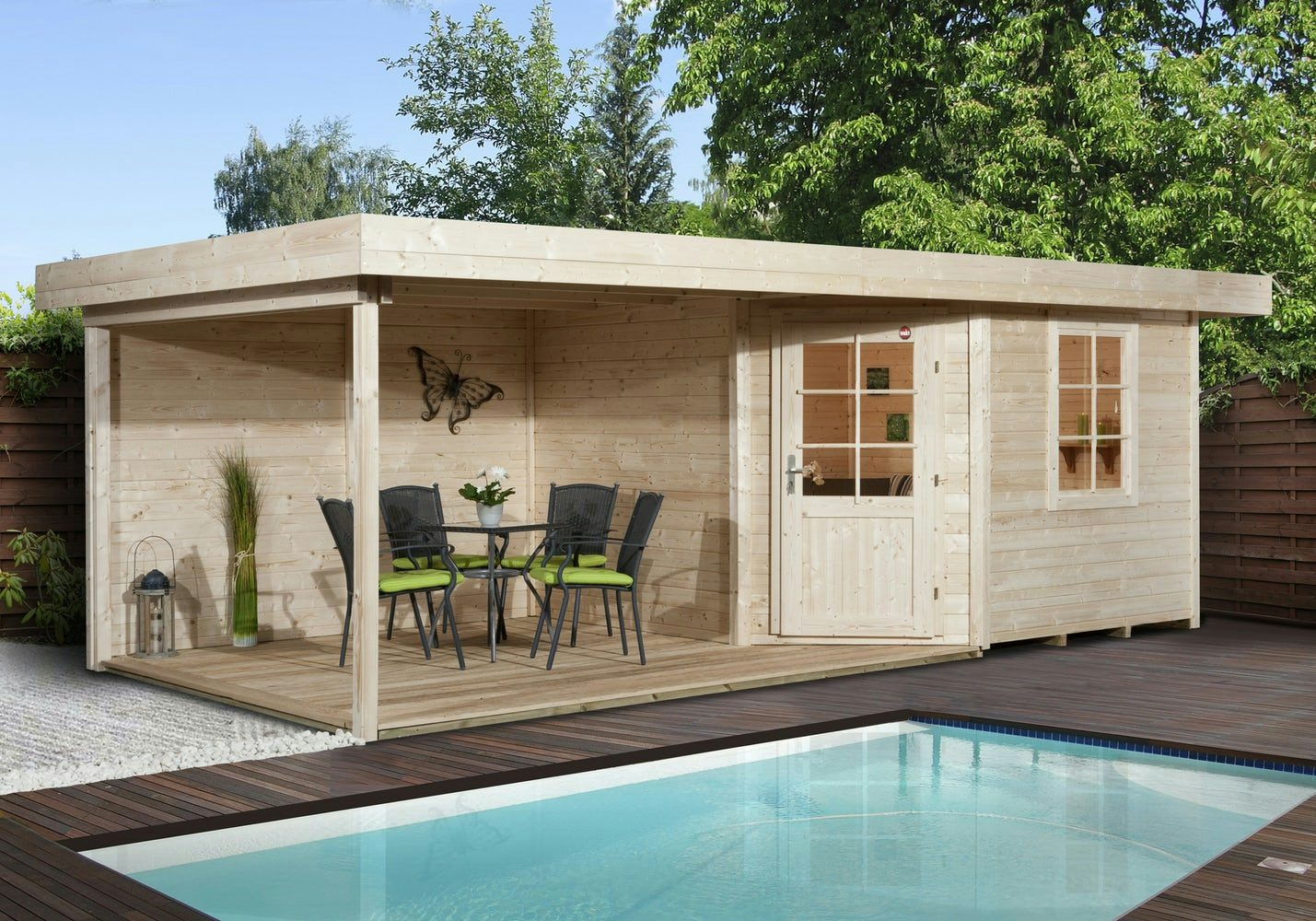 Tuinhuis met Overkapping