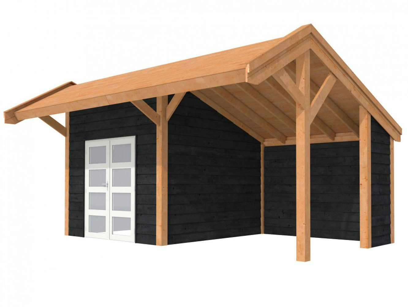 Overkapping met Schuur