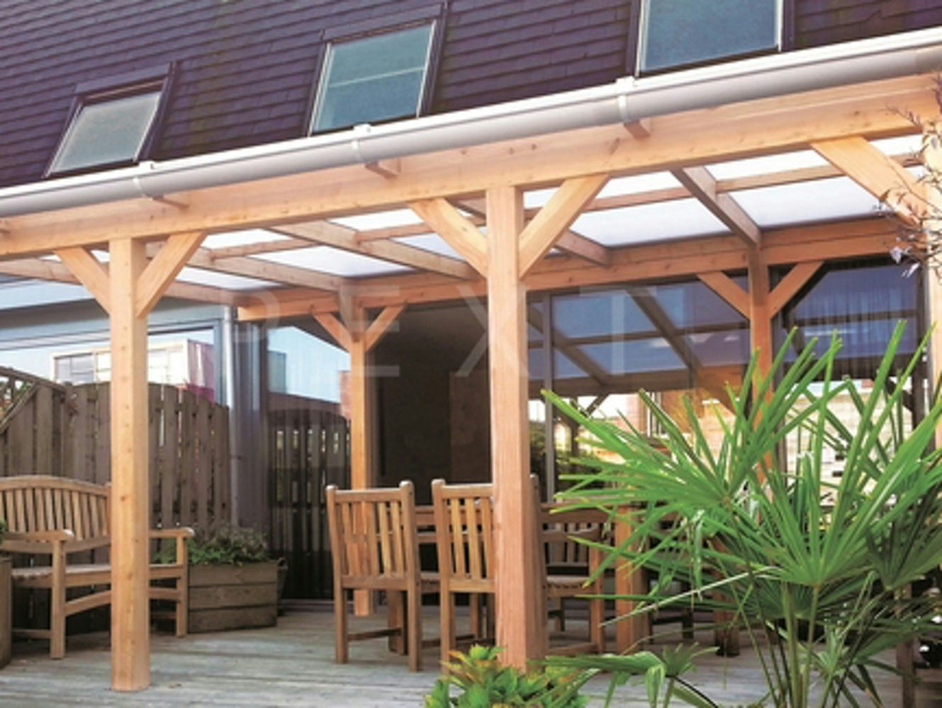 Terrasoverkapping met Zonwering