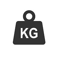 kg Illustrasjon av vekt